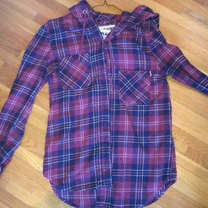 Women’s hooded flannel